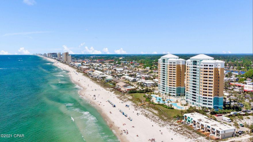 Live the coastal lifestyle of your dreams at the luxurious En Soleil. This exclusive resort features only three residences per floor. The impressive double door entry leads you to an exceptional Gulf-Front space with a generous floor plan and endless beach views. The privately expansive 1,700SF balcony features a summer kitchen, dining and plenty of room to relax in the sun. Inside you will find 2 master suites, guest bedroom, bunk room, 12' ceilings, crown molding, cozy fireplace, stainless appliances, full size laundry room, owner's closet. Also included is separate storage and a designated parking space under the building! Offered fully furnished so rental or move in ready. Low density, 15-stories, beachside pool, hot tubs, gym. Manned security gate. Ask for a Cost To Own Estimate!