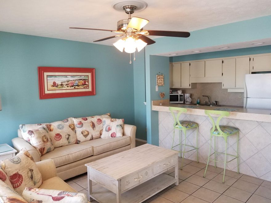 Ground floor unit at Sunswept Condominiums.