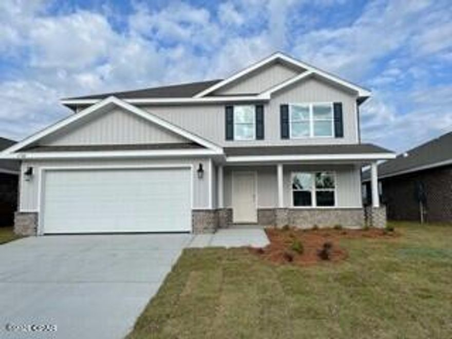 This Elle plan is now under construction. This two story home has vinyl flooring throughout the common and wet areas and plush carpet in the bedrooms. Traditional 8' ceilings throughout, nickel hardware on interior doors and orange peel texture walls with quality paint are just a few of the added details. The Master suite is downstairs and has a nice size master bath with walk-in closet, separate shower and large soak tub. The large kitchen has a center island, a spacious dining area and is open to the living room. There is also a nice flex space at the front that could be used as an office or study. Upstairs you will find plush carpet, a second story living area and the additional bedrooms, two of which have walk-in closets as well as laundry room A standard Smart Home package includes a KwikSet keyless entry, Skybell doorbell, automated front porch lighting, an Echo
Dot device, and Quolsys touch panel which can be integrated to control your lighting, thermostat, front door and so much more.
A builder 10 year structural warranty is also included.

Pictures, photographs, floor plans, elevations, features, colors and sizes are approximate for illustration purposes only and will vary from the homes as built. Home and community information including pricing, included features, terms, availability and amenities are subject to change and prior sale at any time without notice or obligation. For Move-In/Completion Estimates: Ready dates are estimates only. Timing of completion of construction and buyer move-in are subject to contingencies contained in home purchase agreement and governing jurisdictions issuance of a certificate of occupancy, and may change due to forces majeures and other delays or disruptions outside the reasonable control of the Builder.