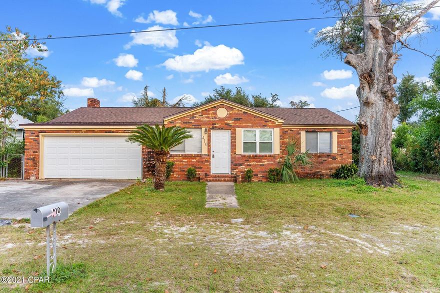 Charming 3/1 home on large lot in the City of Springfield! The owner has made many updates to the home in the past couple of years that include a new roof in 2019, in 2020 upgrades include a new air conditioning system, new gas hot water heater, new bathroom vanity & toilet, refinished the bathtub, installed new vinyl plank flooring throughout most of the home, new garage door & opener, new refrigerator, new lighting fixtures, new plumbing fixtures, interior painted and new dishwasher in 2021. This home is move in ready and is conveniently located to Tyndall Air Force Base, Bay Medical Center, Downtown Panama City, City Marina, boat landings, shopping, parks, restaurants and more.  Verify all zoning, school zones, dimensions, and information if important. Call your favorite Realtor today to view this home it won't last long!