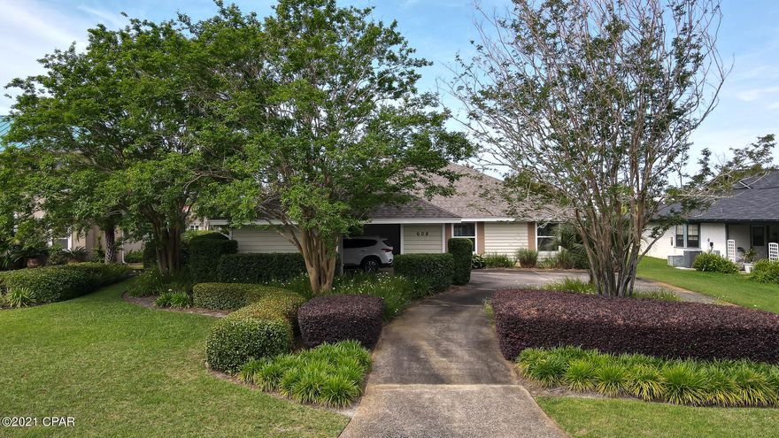 Beautifully landscaped and immaculately maintained 3-bed 2.5 bath home in the prestigious Community of Bay Point on Amberjack Drive. Parking off the street for the whole family is possible with a Horseshoe driveway and a 2-space covered carport. Enjoy a spacious living room with a vaulted ceiling and loads of natural light bathe every single room on the southwest wall of the home via sliding glass doors. The large eat-in kitchen provides ample space for family gatherings, with a dedicated dining room just beyond. The master bathroom features a large walk-in shower and the master bedroom has convenient access and views of the backyard deck and the large open green space. All measurements are approximate, please verify if importan The gated and guarded community of Bay Point is home to an 18 hole Nicklaus Design Championship Golf Course, an all-new marina under construction, tennis courts, and 24/7 security.