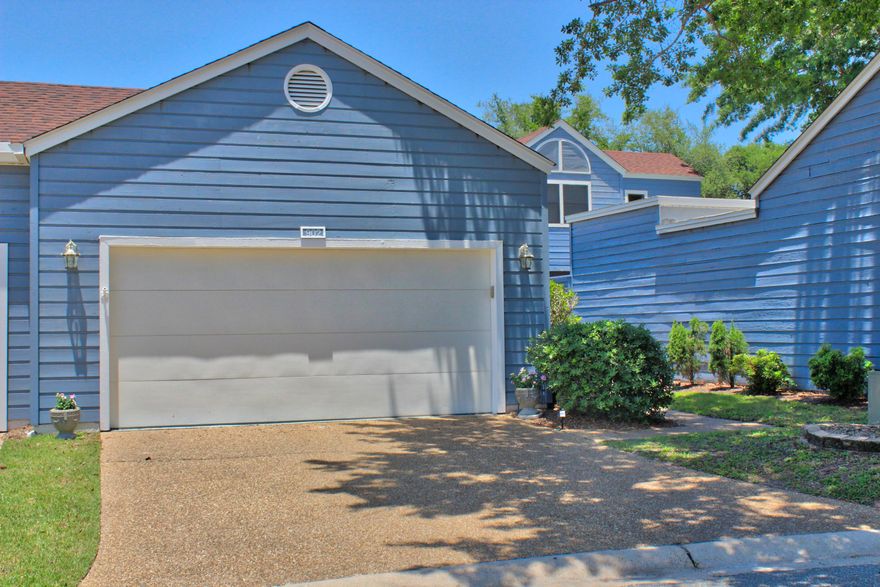 This Golf Cove unit has a 2-car garage, large kitchen with breakfast room over looking open atrium. The master bedroom has a large bath, double vanity, separate shower, and large walk in closet. Family Room is very open and airy with a wet bar and sliding glass doors opening to patio. There is a great view of golf course while sitting on patio with automatic awning. Also has a separate room for den or computer room. This unit is located in the beautiful Bay Point, which is a gated community that has 2 world-class championship golf courses, one the largest protected marinas, which offers boat rentals as well.  Don't miss a chance to live in this amazing townhouse within an amazing community.