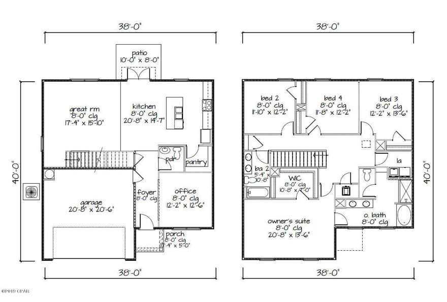 This Galen floor plan is under construction. This is a two story home with two car garage. As you enter this home you will find traditional 8' ceilings, vinyl

sheet flooring throughout the common areas, and an office or study just off the foyer. The walls have been painted with quality paint, the countertops are durable

laminate, and the decorative doors have nickel hardware. The large great room downstairs is open and the kitchen has a center island with walk-in pantry and flat

panel cabinetry. Appliances include dishwasher, stove and microwave. Upstairs you will find the master suite and additional bedrooms along with a nice sized laundry

room. Pictures, photographs, floor plans, elevations, features, colors and sizes are approximate for illustration purposes only and will vary from the homes as built. Home and community information including pricing, included features, terms, availability and amenities are subject to change and prior sale at any time without notice or obligation. For Move-In/Completion Estimates: Ready dates are estimates only. Timing of completion of construction and buyer move-in are subject to contingencies contained in home purchase agreement and governing jurisdictions issuance of a certificate of occupancy, and may change due to forces majeures and other delays or disruptions outside the reasonable control of D.R. Horton, Inc.