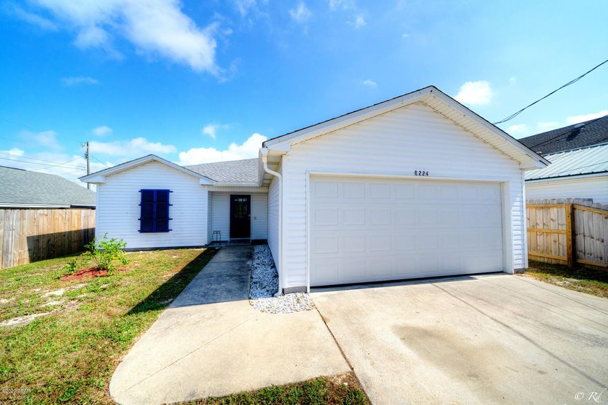 CURRENTLY UNDER CONTRACT, SELLER ACCEPTING BACKUP OFFERSThere are limited homes like this available under $300K walking distance to the Beach!  When the ingredients are right and seasoned to perfection, you want more. This home will fulfill those taste buds.  Beautiful colors, open great room to the spacious kitchen with large dining area, split bedroom plan, Florida/3 Season Room, new luxury laminate wood floors, laundry room and double garage hits the spot!! Freshly painted, New roof Jan 2019, New Air conditioning system with 10 year warranty, New Granite countertops, New garage door, updated master bath with new double vanity and master walk-in closet and yes, all new kitchen appliances remain. Team LeChef is Really Cookin' Hot Properties