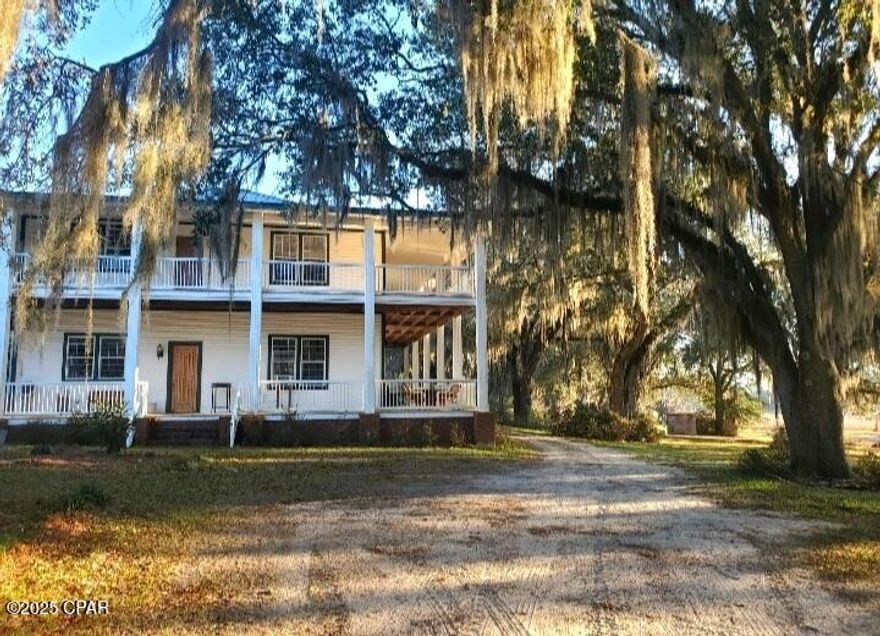 Discover Grace Manor, a private 29.4-acre wooded estate located on peaceful Dunaway Road in Bascom, FL. This secluded property features a classic southern-inspired design style home surrounded by mature trees, natural beauty, and room to create the homestead or retreat you've been envisioning. The home offers timeless Southern character with spacious rooms, solid construction, and incredible potential for renovation or restoration. The orignal construction was designed as a 4 bedroom, 6 bathroom home, 3200 sq ft heaated and cooled. It is curently finished with 2 bedrooms and 2 bathrooms completed downstairs. The land is primarily wooded, offering privacy, wildlife, and a serene setting ideal for outdoor living, trails, hobby farming, or simply enjoying the quiet of North Florida. Additional improvements include two domestic wells, a valuable 12-inch agricultural well estimated at approximately $90,000, and a 24x36 building equipped with septic, electric, and water, perfect for storage, workshop use, or future expansion. An RV site is also in place, adding versatility for guests or extended stays. Raised garden areas provide space for growing fruits, vegetables, or flowers, enhancing the property's homestead appeal. Tucked away yet convenient to Marianna, the Georgia line, and local amenities, this estate blends seclusion with accessibility. Grace Manor presents a rare opportunity to own a large acreage property with historic charm, multiple improvements, and endless possibilities for customization and future development.

Schedule your showing today!! Sorry for so many pictures but this property is BEAUTIFUL!!!