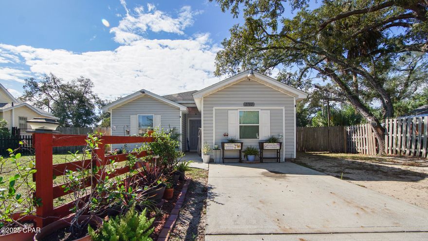 Welcome home to this beautiful, meticulously cared-for 3 bedroom, 2 bathroom property nestled on nearly a quarter-acre lot in a well-established, friendly neighborhood in central/west Panama City. Every corner of this home radiates warmth, comfort, and the love that's been poured into it.



Inside, you'll find a desirable split floor plan offering privacy and functionality, with a spacious and thoughtfully maintained layout throughout. The garage has been converted into an additional flex room — perfect as a bonus bedroom, home gym, or hobby space (does need additional heat/air support).



Step outside and discover your own backyard retreat! Sitting on almost a quarter acre, this outdoor space offers plenty of room to relax and play. Enjoy an above-ground pool with a wraparound deck, two cozy sitting areas, a fire pit with seating, and a 2-person blow-up jacuzzi — ideal for entertaining or unwinding under the stars.



A versatile shed with a window A/C unit provides the perfect setup for a home office, guest space, or a child's dream playhouse, plus there's an additional storage shed for all your tools and toys.



This home has truly been blessed from corner to corner, with care and attention woven into every detail. Come experience the peace, charm, and sense of community this home has to offer!