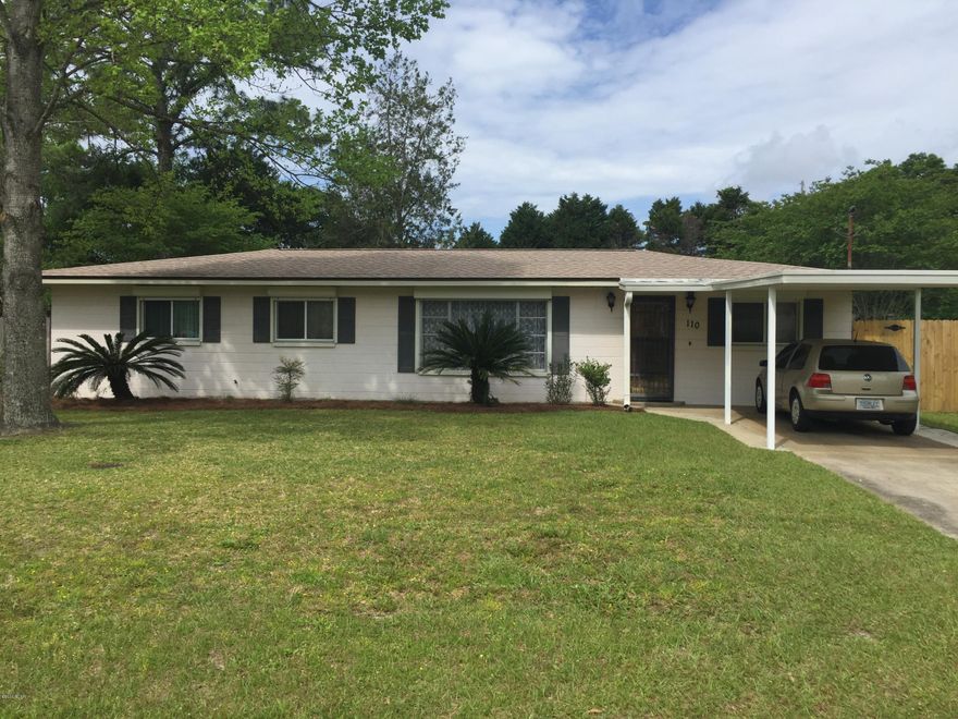 This one owner home has been well kept and is immaculate. Owner has recently replaced the HVAC system, and the roof was replaced in 2011. Large fenced in backyard with double gate.  There are two wells on the property. One runs off the electric pump and is used to water the yard. The other is the old fashioned manual pump. Close to Tyndall AFB, shopping, and schools, this could be a perfect starter home or investment property. Seller is offering a one year home warranty. Schedule your appt to see this property today!  (All measurements approx; please verify if important.)