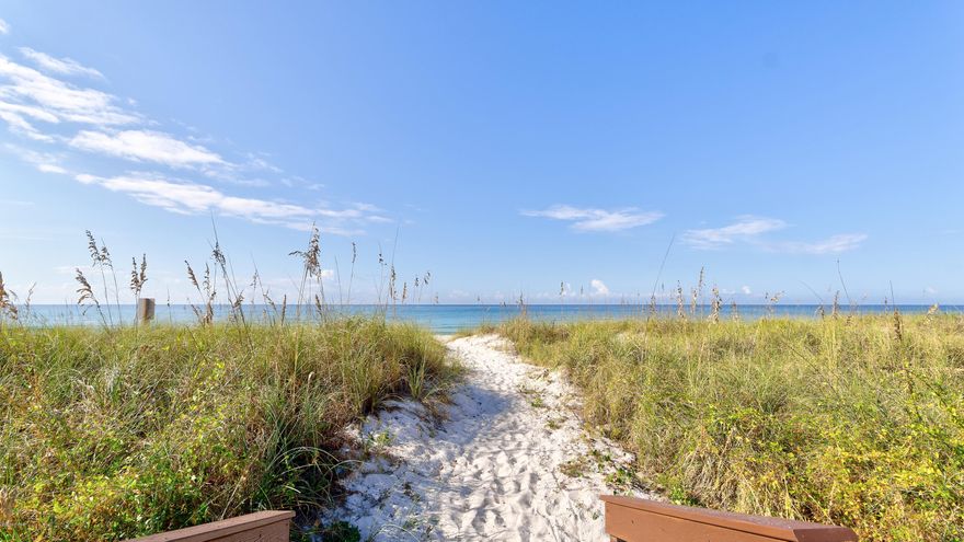 Presenting a unique opportunity directly on the sugar white sands of Panama City Beach and the Gulf of Mexico. This property represents an opportunity for renovation, and previously consisted of 6 bedrooms and 6 bathrooms. The property was damaged by fire, and this is a visionary opportunity for a beachfront residence with 60 feet directly on the Gulf of Mexico. This property is being sold as-is with right to inspect. The value is in the land.