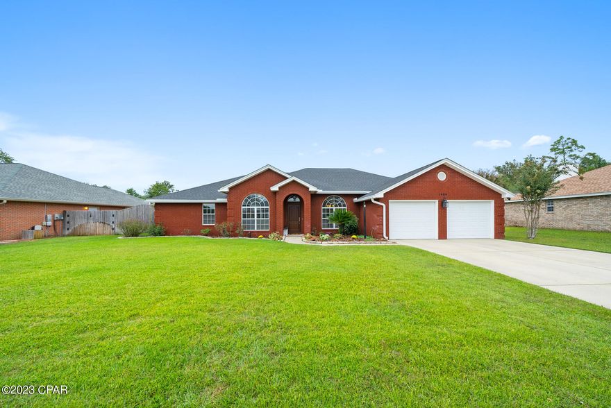 This beautiful custom brick home is located in the desirable Mowat Highlands neighborhood. The home features a split floor plan with tasteful updates which include new LVP flooring, paint, cabinets with quartz counter tops and new appliances. The private office with built-in shelving provides a peaceful retreat to enjoy quiet time or make it a play room for kids. Entertaining is easy with the large living room and formal dining space for extra seating. The fully fenced extra large backyard provides ample space for years of relaxing and fun! This home is immaculately clean and ready for its new family! 

All measurements are approximate. If important please verify.