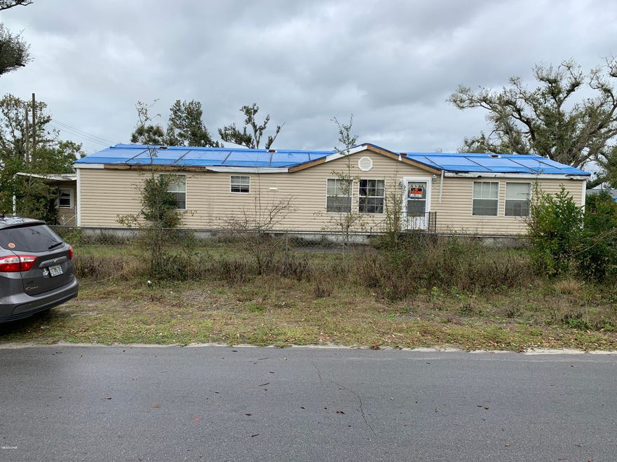 Ready for you next rehab property! This 4/2 Modular home and is ready for you next project needs repairs after the storm. This is going to go fast so call today to see this one before its gone.