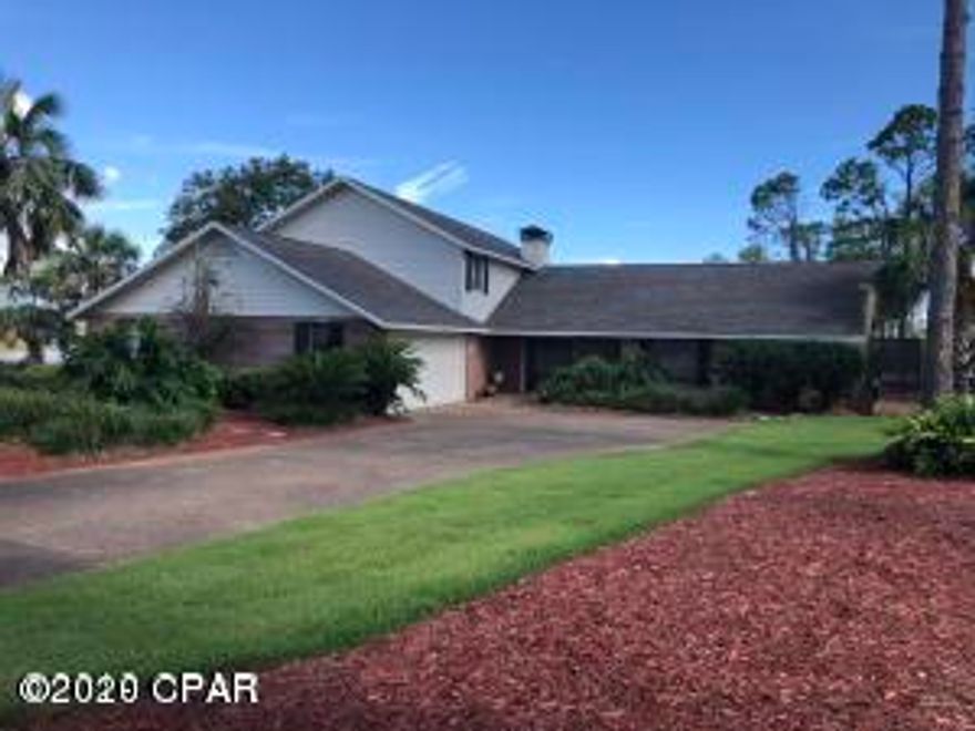 CURRENTLY UNDER CONTRACT, SELLER ACCEPTING BACKUP OFFERS' Located in a secluded section of Northshore, this beautiful waterfront home features a large enclosed pool area with a summer kitchen and plenty of entertaining room.  It has wonderful views of a bayou which opens into the bay. The home has a new roof, new A/C units, and new carpets.  The kitchen overlooks the great room, pool, and bayou. It's features include granite countertops, a gas cooktop, stainless kitchenaide refridgerator, wine cooler, ice maker, 2 convection ovens, and a microwave.  The  lot is oversized and the lawns are beautifully manicured. The sprinkler system has been replaced since the hurricane and new sod has been installed. The home  is conveniently close to schools and shopping.  Some of the furniture is negotia