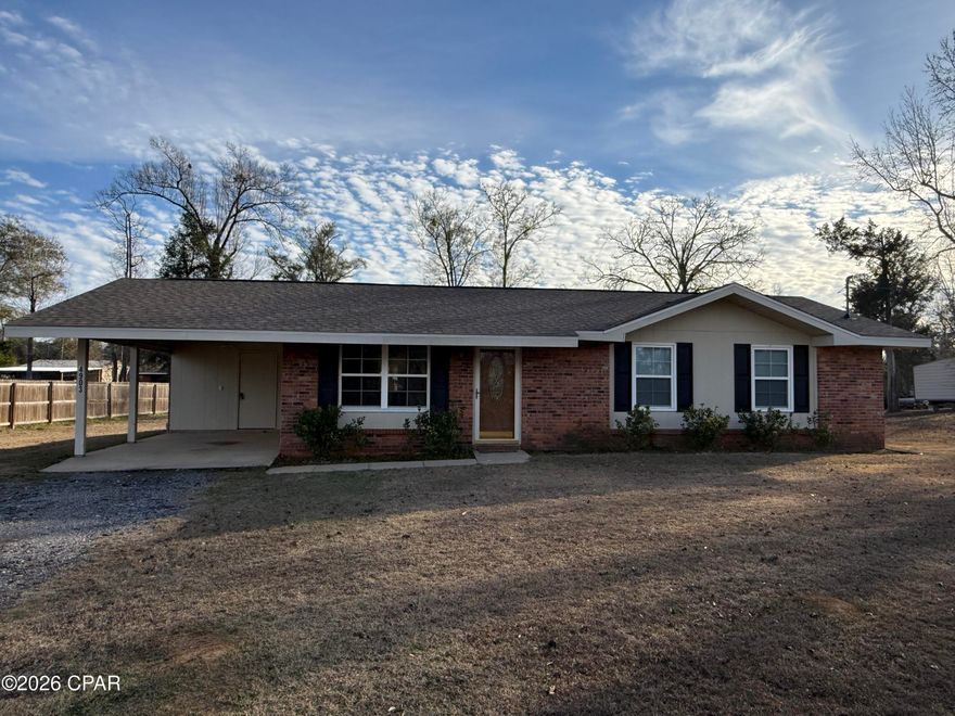 Welcome home to this well maintained 3 bedroom, 1½ bath brick home located on a quiet dead-end street in a long established neighborhood. Featuring an open concept living, dining, and kitchen area, this home offers a spacious layout perfect for everyday living and entertaining. The large breakfast bar provides additional seating and workspace, making the kitchen both functional and inviting. An attached carport adds covered parking and easy access to the home and it's under roof making it perfect for future additions. Recent updates include a new air conditioning unit and a new refrigerator, offering energy efficacy, peace of mind and added value. Ideally situated close to shopping, schools, medical offices, and the hospital, this property offers both comfort and convenience. Whether you're a first-time homebuyer or looking to downsize into a low-maintenance home, this charming property is a perfect fit. Schedule your showing today and see all this home has to offer.
