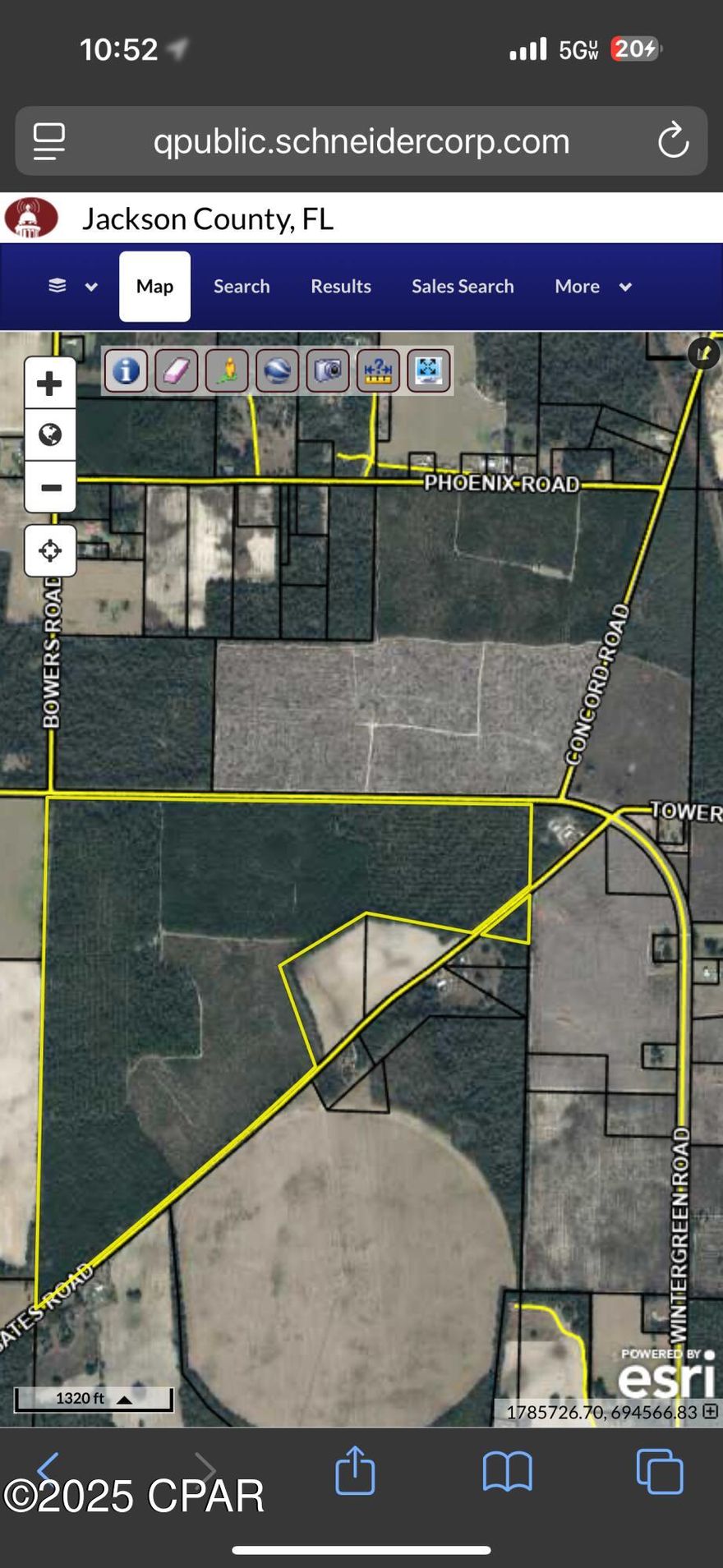 For Comps purposes

2 parcels -
Parcel # 13-6N-09-0000-0090-0000 - 148 acres
And 
Parcel # 24-6N-09-0000-0030-0000 - 196 acres
Total of 344 acres