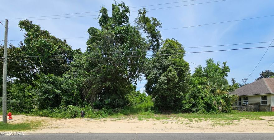 Centrally located lot in Panama City providing quick travel to all areas. Very close to Public Boat Ramps & Marinas, Historic Downtown PC, Hospitals, Doctors, Shopping, Tyndall AFB, Navy Base, Schools, Parks, Entertainment and Restaurants as well as the Beautiful Beaches of Panama City Beach or Mexico Beach! This lot is perfect for building your home, investment property, or install a mobile home!  Thank you for considering this lot. All information and measurements should be verified by buyer or buyer's agent.  Back on the market at no fault of the seller.