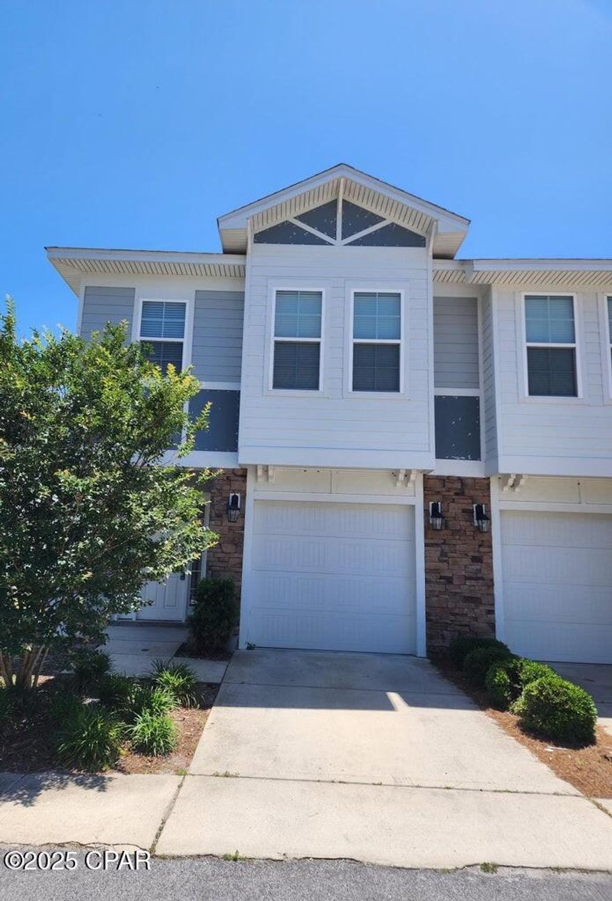 Waterfalls - Enjoy quiet evenings viewing the pond at this beautiful 3 bedroom, 2.5 bath end townhouse. This property features master bedroom and bath, 2 bedrooms, full bath and laundry on the 2nd floor and living/dining combo, kitchen, 1/2 bath and 1 car garage on 1st floor. Large walk in closet in the master bedroom. Kitchen accents include stainless steel appliances and breakfast bar. Fenced back yard.Community features pool and clubhouse. Trash service included by HOA. Pets negotiable with owner approval. $250 pet deposit/$50 pet fee/ $25 month pet rent.