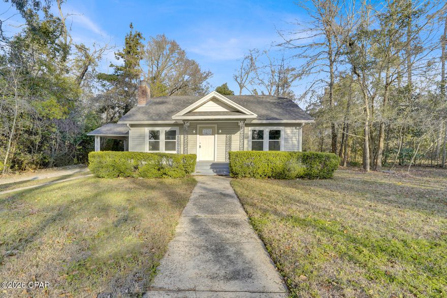 Welcome to a beautifully fully renovated home in the heart of Chipley that blends vintage character with modern comfort. This 3 bedroom, 2 bath residence offers approximately 1,804 square feet of inviting living space on nearly half an acre.

The interior has been thoughtfully updated to create a warm and functional layout, perfect for both everyday living and entertaining. Spacious living areas flow easily from room to room, while the generously sized primary suite provides a relaxing retreat. An oversized utility room offers flexible space that could serve as a home office, hobby room, or additional storage area.

The kitchen is designed with both style and functionality in mind, featuring extra counter space for meal prep and entertaining, along with a double door refrigerator for added convenience.

Major improvements add peace of mind, including a brand new roof, new HVAC system, and new energy efficient windows. These upgrades enhance comfort, efficiency, and long term value.

The unique lot provides frontage on Main Street with additional access from 7th Street, allowing for convenient rear entry and extra parking options. 

Located just minutes from local shops, dining, and schools, this property offers charm, updates, and location all in one package.

Scedule a private tour today!