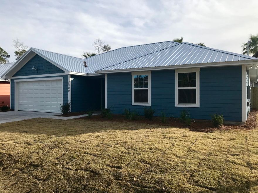 OPEN HOUSE: Friday Nov 23rd 11am-4pm, Sat. Nov 24th 10am-1pm and Sun. Nov 25th 1pm-4pm. Please Park at the coral house next door - 8907 Laird St - Agent will be inside. 

Home Sweet Home!!! New Construction! Home will be completed an ready for you to move in before Christmas!!! Close to the Navy Base, Beach and Marinas! This is a beautiful craftsmans style home with 3 bedrooms and 2 baths featuring a metal roof and hardy board siding, vaulted ceilings, yinyl plank flooring, stainless steel appliances and granite counter tops. NO CARPET! The large master bath features a walk in shower with two shower heads one being a rain shower, double vanity and large walk in closet.  INTERIOR PICS ARE OF HOME NEXT DOOR. PICS WILL BE ADDED WHEN HOME IS COMPLETED.
