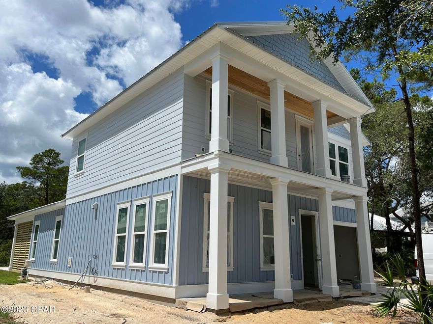 BRAND NEW CUSTOM HOME IN A FABULOUS 30A LOCATION! White's Gulfview Estates is located just off 30A, with an easy stroll, bike ride or golf cart ride to your private deeded beach access. This hidden gem is also located in a quiet location away from the high traffic communities of Rosemary, Alys Beach & WaterSound, and yet minutes to fine dining, shopping, and of course the beach! Notice the exterior highlights which include pretty pavers, hurricane impact windows & doors, tremendous exterior details, inviting pool, outdoor shower & saltwater generator. Stepping inside, homeowners will enjoy custom shiplap, magnificent floors throughout, exquisite marble waterfall kitchen island and a chef's paradise working kitchen.  Located downstairs is a master bedroom with its custom master bath highlighted with a spectacular Italian tile! Upstairs are three additional yet spacious bedrooms plus three private bathrooms.  This new home has SMART features that enable control of your home from a remote location including SMART water monitor/shut off valve, SMART sprinkler timer, WIFI, tankless water heater & Simply Safe security system. Buyer still has time to personalize their selections! Additional photos coming soon.