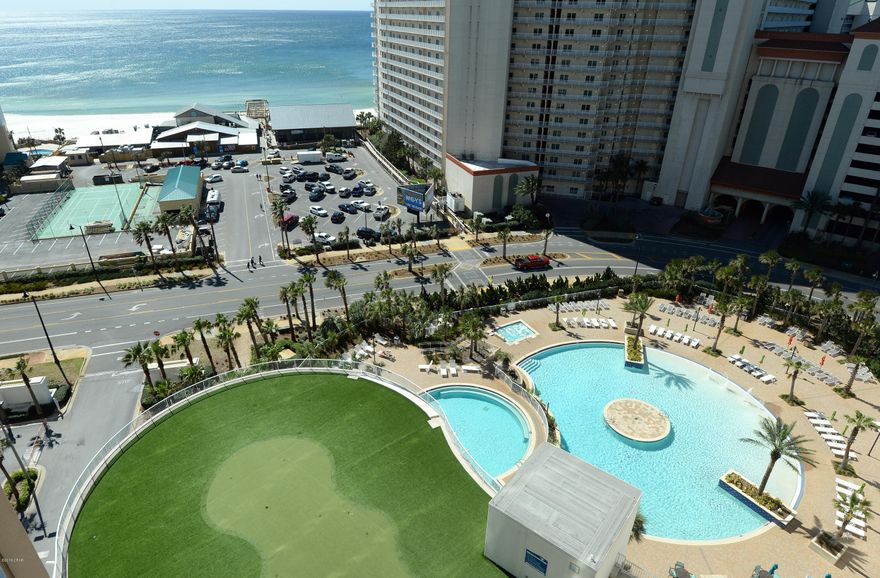 Two Bedroom Gulf view penthouse unit at Laketown Wharf Resort!!! In The Heart Of All The Fun & Excitement In Panama City Beach – Just Steps Away From The World's Most Beautiful White-Sand Beaches, Shopping, Dining & Entertainment. This Beachside Resort Offers Unparalleled Amenities With Convenient Beach Access, 5 Unique Pools, A Kids Funscape Playground, Splash Bar & Grill, Gulf View Fitness Center & Covered Garage Parking. Laketown Wharf Offers A Variety Of Views Including The Gulf Of Mexico, Lake & Golf Course. Enjoy The Nightly Fountain & Light Show & Market Shops Along The 52,000 Square Feet Of Lakefront Boardwalk. This Residence Has 2 Bedrooms 2 Baths, Bunk Room & Can Easily Accommodate Over 8 People Features Include: New Furniture, Flooring & Paint, Exceptionally Large Open Floor Plan, Expansive Balcony, Granite Countertops, Fully Applianced Kitchen With Breakfast Bar. Multiple Views, Floor Plans & Floor Heights Also Available! Models Open Daily From 10-4! Call For More Details