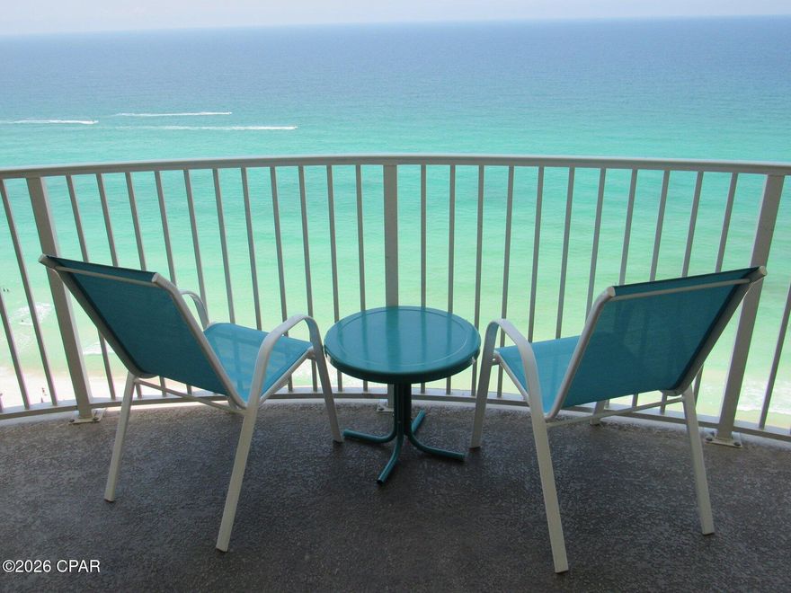 Welcome to Twin Palms Resort unit 2003! This 1-bedroom, 2-bath vacation rental on the 20th floor offers stunning Gulf views. Perfect for up to 6 guests, it features a king bed, twin bunk beds, and 2 queen sofa beds. Enjoy a well-equipped kitchen, private washer/dryer, and a balcony with sunset views. Resort amenities include an outdoor pool, hot tub, fitness center, and free high-speed WiFi. Snowbird-friendly. Don't miss out on this beachfront paradise in Panama City Beach!