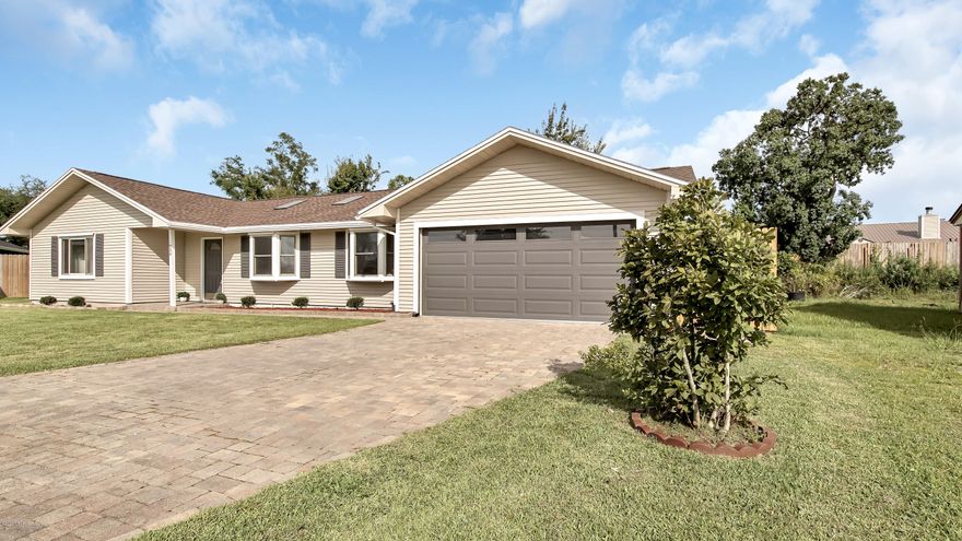 This home is available for the USDA $0 Down Home Loan! Ask agent for more details!



View this Home's Matterport: https://my.matterport.com/show/?m=1ZYYbAYTDpP&brand=0



Well maintained, this home lacks no attention to detail. As you drive up, there are gorgeous brick pavers leading up to the garage, landscaped all around with many fruit trees in the fenced yard. All new paint, a new roof, 2 bay windows and 2 skylights, offering plenty of natural light. Kitchen is updated with stainless appliances, backsplash tiles, cabinetry & countertops. Both bathrooms have new tile work, fixtures & cabinets. Large living area that could be divided, or used as an office.  Home also has a Florida / Bonus Room. Generac whole home generator, hurricane shutters & garage  screens included, so many extras!