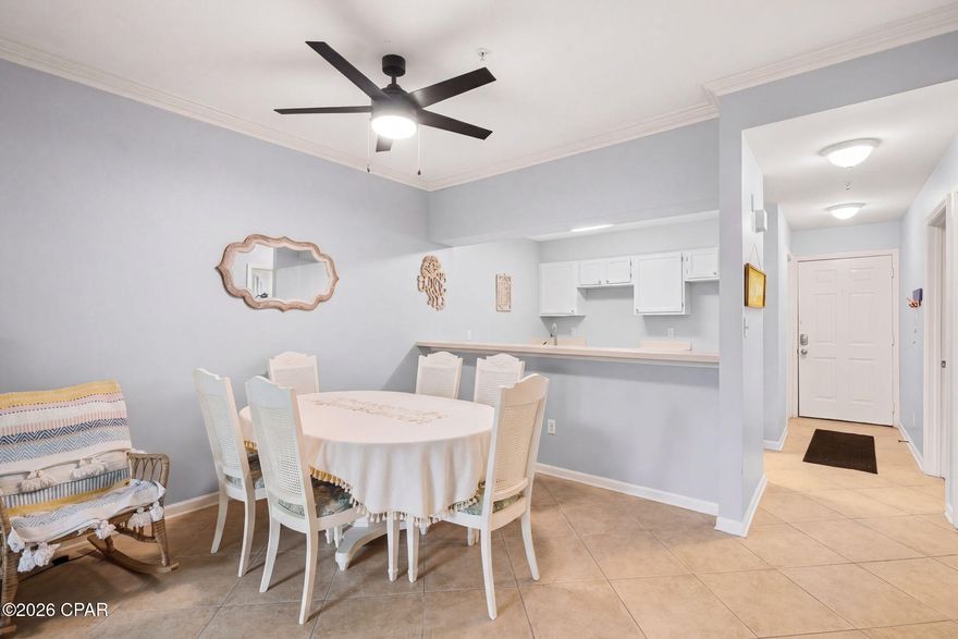 Fully furnished and currently the lowest-priced 2-bedroom condo at Pointe of View Condominiums, this top-floor unit offers an exceptional opportunity to own along the Emerald Coast. Ideally positioned near the stairwell for convenient access, the unit overlooks a peaceful green space, providing added privacy, quieter living with no upstairs neighbors, and enhanced views.

Head inside to discover this turn-key 2-bedroom, 2-bathroom condo featuring an open-concept kitchen that flows seamlessly into a spacious living area. Unit #1009 boasts a premier location and a private balcony overlooking serene natural surroundings which offers both privacy and the perfect place to unwind after a long day.

Located in the heart of Miramar Beach, Pointe of View is just moments from the Shops at Grand Boulevard, offering a variety of upscale dining, shopping, and entertainment options. Nearby conveniences include Publix, Sacred Heart Hospital, and the renowned Sandestin Golf & Beach Resort. The sugar-white sands and emerald waters of the Gulf are just a short drive away, along with easy access to Scenic Gulf Drive and the scenic communities along 30A.

Residents enjoy amenities such as a community pool and fitness center, along with ample parking for owners and guests. The condominium allows short-term rentals, making this an attractive option for investors seeking income potential, as well as buyers looking for a second home or low-maintenance primary residence.

Whether you're searching for a turnkey coastal retreat or an income-producing property in a high-demand area, this condo delivers convenience, lifestyle, and value in one of the most desirable locations along the Gulf Coast.