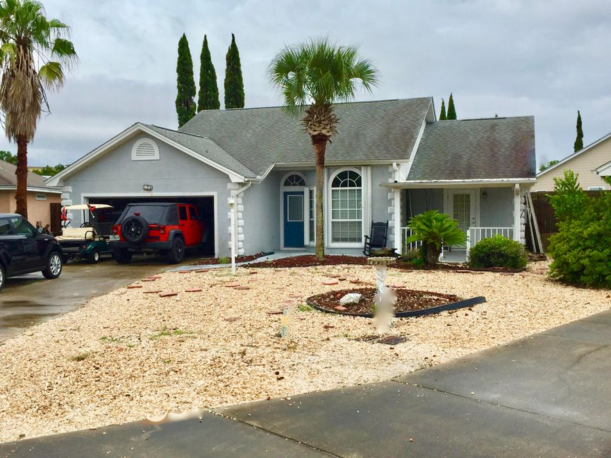 Welcome to this beautiful 3 bedroom, 2 bath home located in the highly desirable neighborhood of Bid-A-Wee!  Here residents enjoy their own private beach and you are a short golf cart ride from the beach access.  This home features an open floor plan, split bedrooms, a chefs dream kitchen with a gas stove and a wine rack and one of the largest lots in Bid-a-wee with a POOL!!! There is a sunroom overlooking the pool and a front porch with a swing to enjoy the coastal breezes.  Oversized 2 car garage with workbench. Plus home is located on a quiet cut-de-sac. Come see it today!