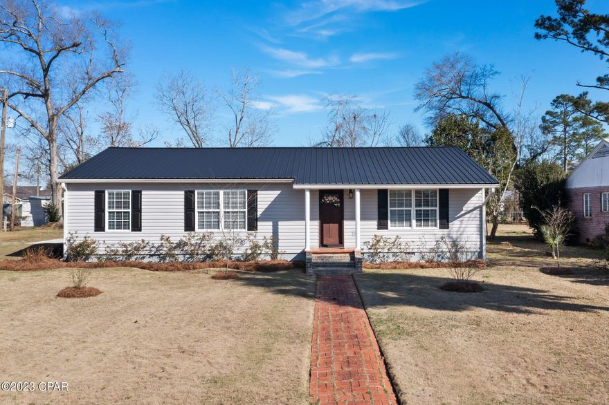 This adorable craftsman style home is full of love and charm! Step inside this 3 bedroom, 2 bath you will find vinyl plank flooring throughout, a spacious living room open to the dining/kitchen with granite countertops, stainless steel appliances and breakfast bar. The master bedroom boasts a walk-in closet and ensuite bath featuring his/her sinks. Outside you will find a 8x19 screened porch to enjoy your morning cup of coffee, luscious landscaping, storage shed and concrete pad for parking. Property is located in a quiet neighborhood just a short drive to schools, restaurants, and Hwy 77.