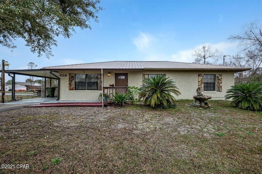 CURRENTLY UNDER CONTRACT, SELLER ACCEPTING BACKUP OFFERS'***MOTIVATED SELLER! BRING ALL OFFERS!** SELLER IS GIVING $10,000.00 DECORATING ALLOWANCE!!! Perfect starter home steps from the water! Come see this cozy home that has been well loved and cared for. This 3 bedroom 2 bath home sits on a quiet street in lovely Lynn Haven. The home has lots of natural light and is very clean. The back yard has two large storage buildings and plenty of room for a pool!  Come enjoy the outdoors and don't forget your canoe or kayak-this home is just steps away from the canal!