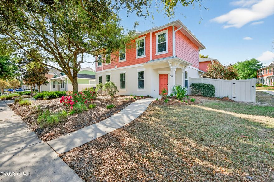 Your Whisper Dunes villa awaits - this two-story 3BR/2BA home features a first-floor master, adaptable upstairs loft, and a private screened porch, all just minutes from the beaches, Pier Park, and 30A in Panama City Beach.

Open, airy, and designed for everyday living, the first floor boasts 9-foot ceilings and a seamless flow between the living, dining, and kitchen spaces. The master suite features a large walk-in closet and a spa-inspired bath with double china vanities, granite countertops, a separate shower, and a garden tub.

Upstairs, two additional bedrooms and a huge loft provide flexible space for a media room, playroom, home office, or guest retreat. A laundry room with cabinets adds convenience and extra storage.

Recent updates make this home move-in ready: fresh interior paint, new LVP flooring upstairs, carpeted stairs replaced in 2023, and a newly installed screened enclosure in summer 2025. Additional features include a one-car garage, a roof replaced in 2023, and HVAC replaced in 2024. Built to Energy Star Qualified standards, this home offers enhanced energy efficiency, water conservation, and improved indoor air quality.


Whisper Dunes is a low-maintenance, pet-friendly community with HOA-covered landscaping, making yard care effortless. Located in the highly desirable West End of Panama City Beach, this home is close to top beaches, shopping, dining, Pier Park, 30A, and Northwest Florida International Airport - offering the perfect combination of comfort, convenience, and coastal lifestyle.