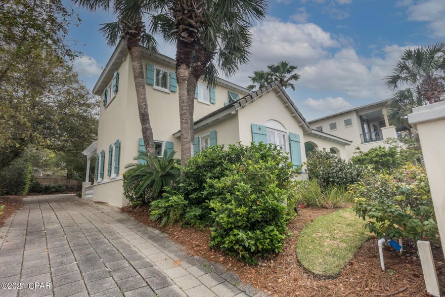 This French Indies Style Home is a must-see! The flagship home for Caribe in its inception boasts a beautiful designer interior along with a private pool/hot tub and an extra 1000 square feet in porch space. The kitchen is fully remodeled with high-end appliances. Caribe has two deeded (and monitored) beach accesses, two pools, tennis courts and lush tropical landscaping. If you are looking for a home with privacy in a very secure neighborhood, call me today to schedule a showing