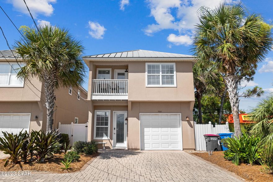 CURRENTLY UNDER CONTRACT, SELLER WILL CONSIDER BACKUP OFFERS. 
Welcome to the Villas of Panama, a pristine 10-home development near all the great restaurants, bars, and parks on the East End. 

As you step into the home, you'll quickly fall in love with all this piece of paradise has to offer. Downstairs, you'll find an open floorplan, perfect for entertaining guests. The kitchen boasts granite countertops, stainless steel appliances, and a large center island; while the dining and living areas have been tastefully furnished to fit the beach.  

Upstairs, you'll find the spacious master bedroom and ensuite, two large bedrooms with a shared balcony, and a 2nd bath with a laundry area included. 

Although located in the heart of all the action, the courtyard pool area gives you a feeling of seclusion. With less than 700 feet between the front door and beach access 16, you'll find it easy to transition throughout the day from beach to pool to lounging in the house. The attached, 1-car garage is the perfect place to store your golf cart, affording you the opportunity to zip around the east end and all its attractions. Whether you are looking for a primary residence, a weekend getaway, or a rental investment, this is it! Call today to schedule your viewing!