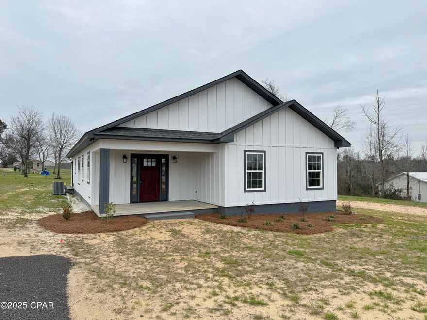 This NEW CONSTRUCTION is now complete!

The builder has ADDED ANOTHER LOT TO ENHANCE THE YARD OF THIS HOME- IT IS NOW 0.82+/- ACRE IN SIZE!  IDEAL FOR YOUR CHILDREN, PETS, OR GARDENING! 
 
Enjoy the convenience of a high end NEWLY BUILT home by Hatcher Homes, that is thoughtfully designed without the hassle of waiting for the build. This 1912 sf home has all the features you could want on a spacious 0.4 acres lot in a sought after subdivision in Altha, Florida. 

Step inside to be delighted with the vaulted ceiling and open concept living areas.  The home has Luxury Vinyl Plank flooring throughout for easy maintenance and beautiful continuity. It's   a split bedroom floorplan with loads of storage.... From the 2 large walk-in closets in the master, to the large laundry room, & spacious pantry off from the mudroom; you will love the conveniences at each turn.  
The kitchen is the central hub of the home with white shaker style cabinets, under cabinet lighting, granite counter tops and stainless appliances. Everything from the lighting to paint feels fresh and modern.  Schedule your tour today!