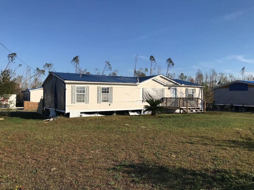 distressed property due to hurricane damage. entered for comp only