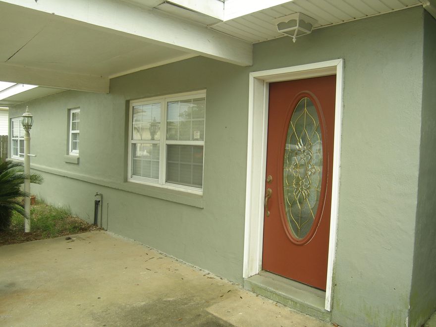 REO -  Real Nice 2 bedroom 1 bath close to beach with large yard. New Carpet, New paint, outdoor laundry room and storage building. Would make a great vacation home. Has separate well and large newer trane a/c.