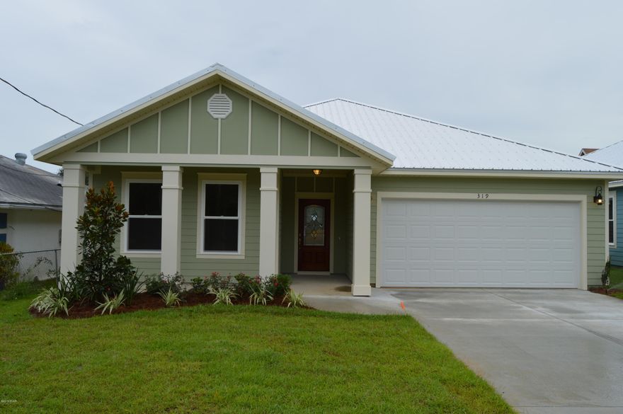 BRAND NEW HOME & LESS THAN 1,000 STEPS TO THE BEACH! Wonderfully located in popular Open Sands, close to Pier Park's shopping, concerts, movies and more! Pull up front and you'll love the curb appeal. Charming covered front porch, finished landscaping, sprinkler system, 2 car garage, roomy backyard, relaxing patio, and a metal roof! Once inside, you will love EVERYTHING & you'll see why buyers love this floor plan! Interior features include beautiful tile, perfect light selection, gorgeous granite, elegant cabinets with soft touch close, and stainless appliances! 10 year warranty, professional home inspection and wind mitigation included! BUILDER IS OFFERING $3,000 TOWARDS CLOSING COSTS. Call to walk this perfect beach home today!