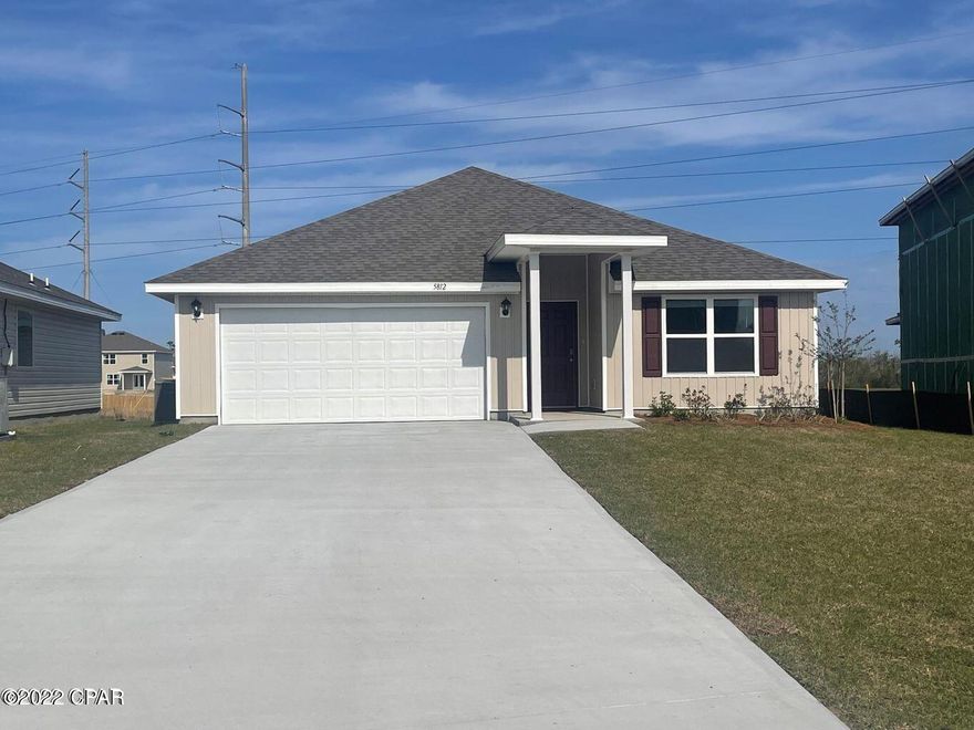 ***Receive $500 credit for the second month's rent.*** Conveniently located in Barrett's Park, Olde Towne Village near shopping, dining, and Tyndall Air Force Base. The Cali floorplan has 4 bedrooms with 1 that can be used as a den or office, 2 bath 1,767 sqft home with a 2 car garage. Perfect for empty nesters or a great starter home! Large kitchen island and plenty of cabinet and pantry space. Stove, microwave, dishwasher, refrigerator, washer and dryer included.