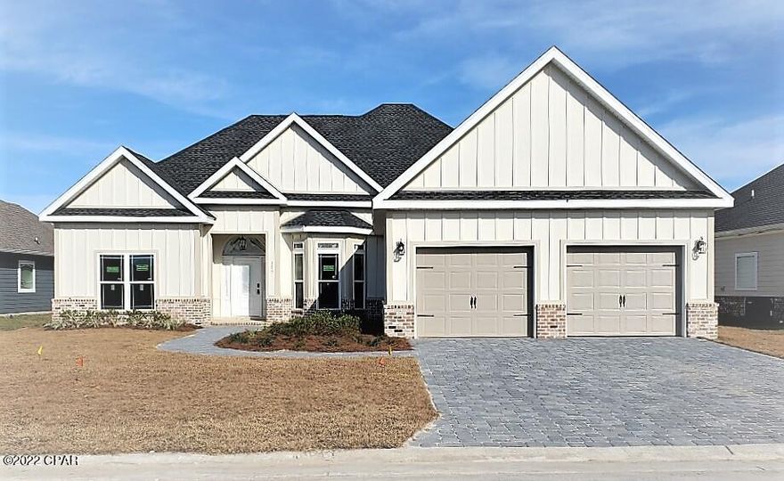 New construction home in the gated community of 'The Plantation at College Point.'  A small community of less than 50 homes with no through traffic means you'll have a peaceful place to come home to!

This home features LPV flooring throughout the living areas, with carpeting in the bedrooms.  Quartz countertops and 'Soft-close' cabinetry add to the functionality of this new home.