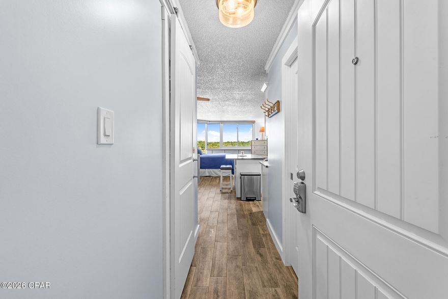 Experience coastal living at its finest in this beautifully remodeled studio at Top of the Gulf! Completely renovated in 2021, this unit features all-new sheetrock, updated HVAC system, modern kitchen cabinetry, sleek quartz countertops, and a full suite of appliances--offering a clean, fresh, and move-in-ready space.

Enjoy breathtaking Gulf views right from your unit, where you can take in the iconic pier and miles of sugary white sand beaches. Whether you're looking for a personal getaway or an income-producing rental, this property delivers both comfort and location.

Top of the Gulf is a well-maintained, beachfront complex offering a variety of amenities including a gulf-front swimming pool, fitness center, on-site snack shop, sun deck, shuffleboard courts, and direct beach access. The community also provides laundry facilities, BBQ grilling areas, and ample parking for owners and guests.

Ideally located in the heart of Panama City Beach, you're just minutes from popular dining, shopping, entertainment, and attractions--making this an excellent opportunity for short-term rental income or your own slice of paradise.

Don't miss your chance to own an updated beachfront studio with stunning views and strong rental potential!