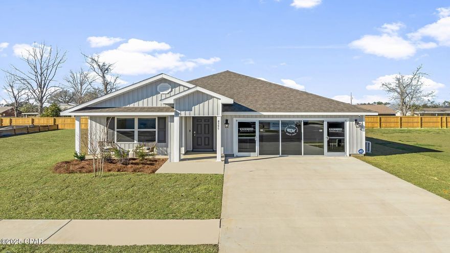 Welcome to the Cali located at the enchanting Park Place community in Panama City, Florida. The Cali is one of our popular one-story floor plans used in many communities across the country, making it an excellent choice for a new home. With this 4 bedroom, 2 bath home, you will see 1,799 square feet of spacious living perfect for a small family to enjoy comfortably.

As you walk inside the Cali, you will see the long main hallway leading you to the open living room and kitchen. The 8' ceilings throughout the home add to the feeling this of open, spacious floorplan. Engineered vinyl plank flooring throughout the main areas offer a sleek, low-maintenance way to keep your floors looking great while soft carpet in the bedrooms keep your feet warm and comfortable. The kitchen and bathrooms feature quartz countertops and white cabinetry, a walk-in pantry, and a large island ideal for family and guests to enjoy your meals together. The primary bedroom has its own bathroom featuring a spacious walk-in closet, a double vanity, and a separate walk-in shower and tub. Each room in the house has large windows that allow plenty of natural light in to brighten your mood and home up.

On the exterior of the home, you will see beautiful vinyl siding on all sides of the home with 30 year dimensional shingles. The Cali features a covered back patio and a spacious covered front porch. Sidewalks line every street so you can enjoy the unbeatable Florida sunsets and sunrises on your walk with the kids or the dogs.

Our Park Place community features underground utilities making it less susceptible to damage from severe weather leading to fewer outages and more reliable service. Residents of Park Place can enjoy exclusive access an amenity center complete with a pool and playground for all to enjoy.

Park Place is Less than 10 miles to Tyndall Air Force Base, making it our closest neighborhood to the base. It is located only 18 miles to the beautiful white sand beaches of Panama City Beach and 10 miles to the business and shopping district of Panama City, 23rd Street and Historical Panama City. Park Place is close to great schools in the area and only 23 miles from the quiet, well visited Mexico Beach, Florida.

Today is the day to see why the Cali is one of our most popular floor plans. Contact us today to find your next home at Park Place!