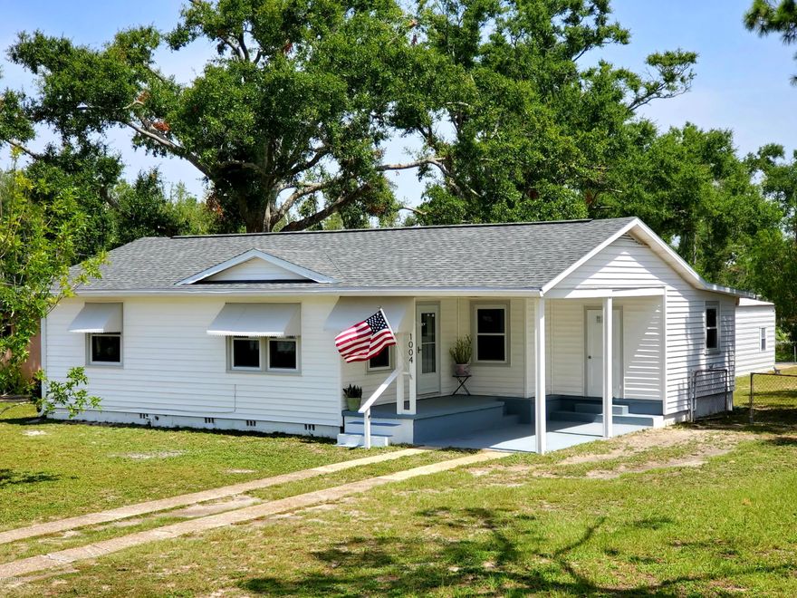 Talk about location and value! Newly remodeled home nestled right between St. Andrews and Downtown and only 1/2 mile from Beach Dr, be anywhere in the Panama City area in under 20 minutes! Move right in with TONS OF NEW including a brand new roof with 3 year warranty, brand new storm-proof energy star rated windows, new appliances, new LVP flooring throughout, new interior and exterior paint, new fixtures, new faucets, toilet, hot water heater, storm door, etc..  All the hard work is done so you won't have to worry about maintenance for a long time with this 3 Bedroom 1 Bath home with paved alley access to the 1 Car detached garage!