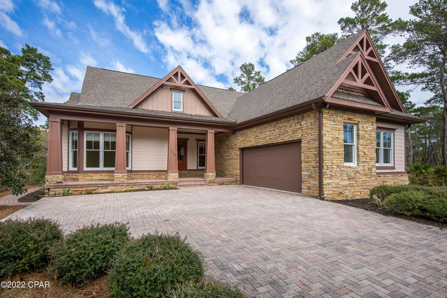 A golfer's delight! Nestled away on the West End of Panama City Beach, only minutes away from 30A, a two minute walk to look over Lake Powell....This craftsman style home features four bedrooms, three bathrooms & a bonus loft above the garage. This house has been virtually unlived in and is waiting for you to come along and turn it into a home. This property includes a large pool and sits on Sharks Tooth Golf Course – arguably the nicest course on the Beach. Follow the cart path to the boardwalk and watch the sun set over Lake Powell. Vacant lots are on each side of the property. New HVAC units 2020, new A/C units 2020, new water heater 2018, new roof 2017. Wild Heron has unbeatable community features including a pool and hot tub, and more