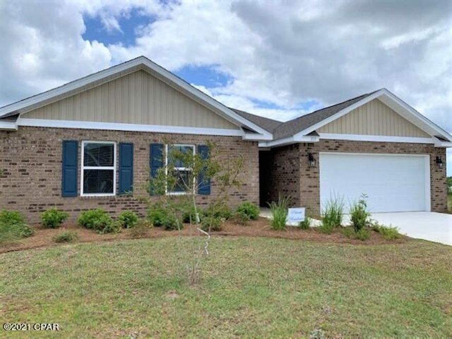 BEAUTIFUL WATERFRONT HOME IS BACK ON MARKET!  One of the favorite and top selling  Denton floor plans is on this beautiful homesite - The Denton features 4 bedrooms and two bathrooms all on one level.  From the moment you enter this home you will find traditional 8' ceilings throughout vinyl flooring in common and wet areas, and plus carpet in the bedrooms. The walls have quality paint and interior doors have brushed nickel hardware. The kitchen is open and spacious and has beautiful stained cabinetry. A standard Smart Home package includes a KwikSet keyless entry, Skybell doorbell, automated front porch lighting, an Echo
Dot device, and Quolsys touch panel which can be integrated to control your lighting, thermostat, front door and so much more.
A builder 10 year structural warranty is also included.

Pictures, photographs, floor plans, elevations, features, colors and sizes are approximate for illustration purposes only and will vary from the homes as built. Home and community information including pricing, included features, terms, availability and amenities are subject to change and prior sale at any time without notice or obligation. For Move-In/Completion Estimates: Ready dates are estimates only. Timing of completion of construction and buyer move-in are subject to contingencies contained in home purchase agreement and governing jurisdictions issuance of a certificate of occupancy, and may change due to forces majeures and other delays or disruptions outside the reasonable control of the Builder