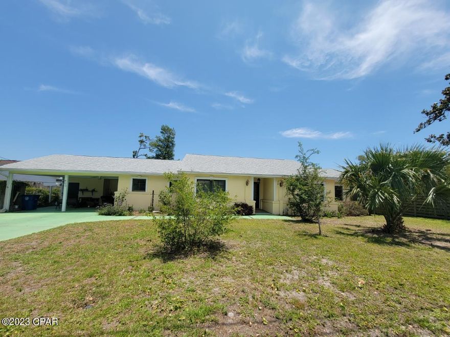 DON'T MISS THIS OPPORTUNITY! This three-bedroom, two-bath home with office area, large living and a large sunroom is available in the Garden Club area of Panama City. Convenient to downtown Panama City, marinas, shopping, dining, and entertainment. The roof was replaced in 2018 as well as the HVAC system. The home has a large kitchen with stainless appliances and a double oven and comes with a 16kw generator.