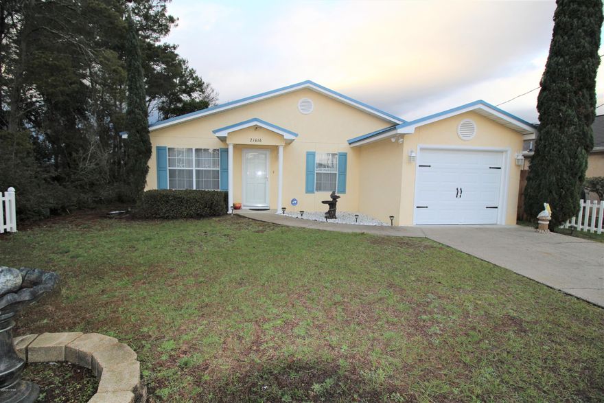 'CURRENTLY UNDER CONTRACT, SELLER ACCEPTING BACKUP OFFERS' Fantastic 3 bedroom/2 bath home in the Riviera Beach golf cart friendly neighborhood.  This charmer is conveniently located on the West End and has easy access to everything...grocery stores, the beach, 30A, Pier Park, and more!  There is also room for your golf cart and car in the oversized single car garage. Metal roof installed in 2015. This is a one owner, never a rental and well-cared for house.   *All import listing data should be verified