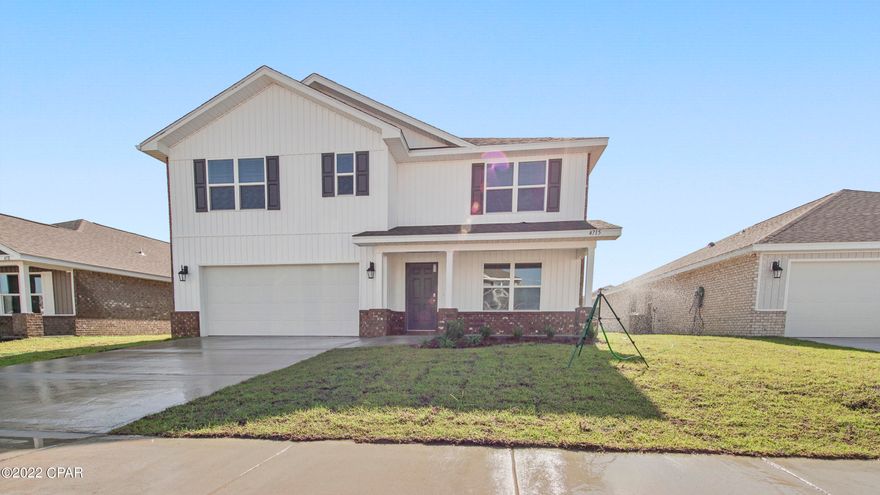 Looking for a large home? This is it! Brand new construction in the popular Titus Park Subdivision. This gorgeous 5 bedroom, 3 full bathroom house has plenty of space. Downstairs boasts a office/den space, large living room, spacious kitchen w/stainless steel appliances, granite countertops, a bedroom and a full bathroom. Up stairs features the main suite with an attached full bathroom, laundry room, large loft area, full bathroom and an additional 3 bedrooms. You'll love the space in this home! Outside has a nice size back yard that is fully fenced. This community will soon have a community pool! About 20 min to Tyndall AFB. Very centrally located and within minutes to shopping and dining.