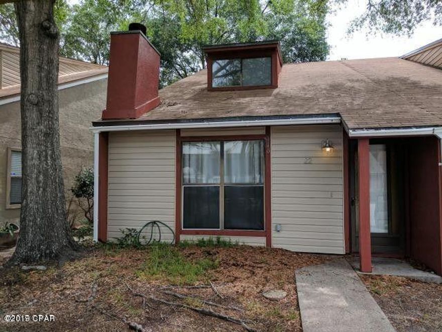 Great investment or starter home. The home has 3 bedrooms, 2 full baths, spacious living room with fireplace, covered rear patio and covered parking for  2 vehicles in front of home.