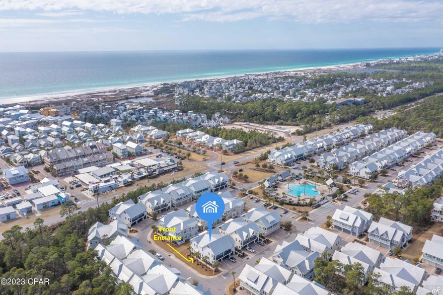 Prominence on Scenic 30a is Perfect for Primary Home, Second Home or Daily/Weekly Rental Property with potential to gross $70->95k+/- yearly. This Strategically Located Prominence ''A'' Plan is an East End Unit on a Corner Lot. Third Building from the Community Amenites with Huge Freeform Zero Entry Pool. Natural Sunlight Abounds due to No Building next door! This East and South facing Townhome is on a Premium Corner Lot with Private Walkway to the Front Door Entry. One Owner, Well Maintained, Homeowner Occupied and has Never Been Rented. Included: All Window Blinds/Treatments, Doorbell, Driveway + Deck Cameras, Attached Lighting, Attached Shelving + Cabinetry in Garage, Clothes Washer + Dryer and Stainless Steel Kitchen Appliances. Sold Un-Furnished.

Grab Your Piece of 30a at Prominence!
