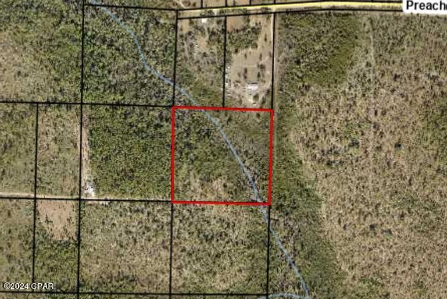 CURRENTLY UNDER CONTRACT, SELLER WILL CONSIDER BACKUP OFFERS
10 acres in Fountain, FL. Approximately 750ft of Bear Creek runs through this property. 
 Property has approximately 2 acres that are high and dry, and the remaining area is in flood zone AE and contains Freshwater Forested/Shrub Wetland. (Buyer to verify) 
Property is landlocked, owner does not know of any road frontage. Deeded is a exception for a strip 25ft in width reserved for highway purposes, where it is necessary to establish roads. 
Buyer will need to verify all during due diligence period.
This parcel could be a great spot to build a home, use as hunting land or for recreational purposes. Located approximately 30 min from Panama City, 35 min to Tyndall Air Force Base, 45 min Panama City Beaches and close to many state parks that have crystal clear springs to enjoy kayaking and swimming.