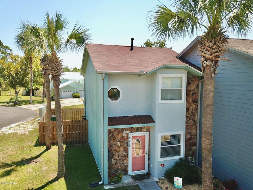 Reward yourself with this affordable two story end unit townhome, located in the desirable gated community of Harbour Towne. With 2 bedrooms, 2 and a half bathrooms and more than 1,100 sq.ft you'll enjoy the perfect setting for relaxing and entertaining. The large corner lot boasts plenty of room for additional yard space/storage. You'll love the convenience of this location, close to shopping, dinning and the beaches. Highlights include, porcelain tile floors throughout the main living areas, an open kitchen, gas burning stove, a comfortable back patio and storage sheds in the backyard. You'll love the private balcony off the master bedroom. The additional bedroom provides plenty of space for sleep, study and the walk in closet is perfect for additional storage. Amenities include 2 pools, tennis courts, common areas with ponds, a clubhouse for events and 24 hour surveillance at the gates. This home is great for rentals or a forever home. For additional information or to schedule a showing call today.